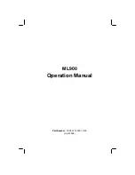 Preview for 1 page of Motorola ML900 Operation Manual