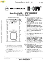 Preview for 1 page of Motorola MMCMPFB1200 Quick Start Manual