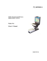 Предварительный просмотр 1 страницы Motorola Mobile Workstation 800 Series Owner'S Manual