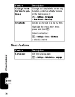 Предварительный просмотр 72 страницы Motorola MOT-V540 Owner'S Manual