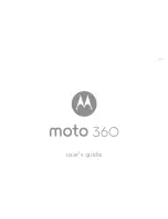 Motorola Moto 360 User Manual preview