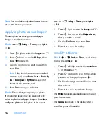 Preview for 36 page of Motorola MOTO 6803611F08 User Manual