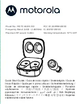 Motorola MOTO BUDS 100 Quick Start Manual предпросмотр