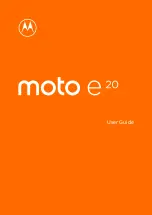 Motorola Moto E20 User Manual preview