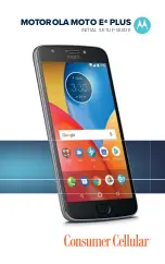 Предварительный просмотр 1 страницы Motorola Moto E4 Plus Initial Setup Manual