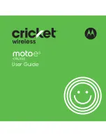 Preview for 1 page of Motorola Moto e5 Cruise User Manual