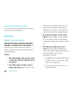 Preview for 22 page of Motorola MOTO EM325 - HOW TO GUIDE User Manual