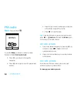 Preview for 54 page of Motorola MOTO EM325 - HOW TO GUIDE User Manual