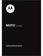 Preview for 1 page of Motorola MOTO EM326 Getting Started Manual