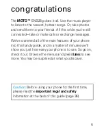 Preview for 3 page of Motorola MOTO EM326 Getting Started Manual