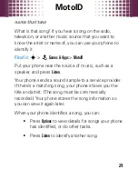 Preview for 23 page of Motorola MOTO EM330 Getting Started Manual