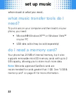 Preview for 24 page of Motorola MOTO EM330 Getting Started Manual