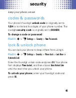 Preview for 47 page of Motorola MOTO EM330 Getting Started Manual