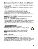 Preview for 49 page of Motorola MOTO EM330 Getting Started Manual