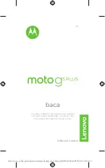 Preview for 13 page of Motorola Moto G5 Plus Read Me