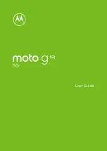 Предварительный просмотр 1 страницы Motorola moto g52j 5G User Manual