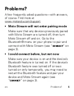 Предварительный просмотр 7 страницы Motorola moto stream Let'S Get Started