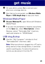 Предварительный просмотр 25 страницы Motorola MOTO VE538 Getting Started Manual