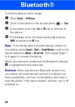 Предварительный просмотр 34 страницы Motorola MOTO VE538 Getting Started Manual