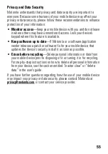 Предварительный просмотр 55 страницы Motorola MOTO VE538 Getting Started Manual