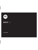 Motorola MOTO VE66 User Manual preview