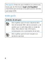 Preview for 4 page of Motorola MOTO W408g (Spanish) Manual