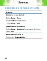 Preview for 20 page of Motorola MOTO W408g (Spanish) Manual