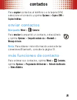 Preview for 27 page of Motorola MOTO W408g (Spanish) Manual