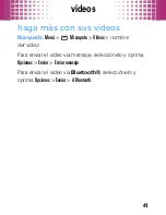 Preview for 43 page of Motorola MOTO W408g (Spanish) Manual