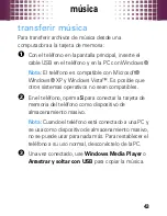 Preview for 45 page of Motorola MOTO W408g (Spanish) Manual