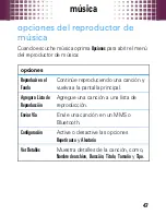 Preview for 49 page of Motorola MOTO W408g (Spanish) Manual