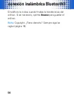 Preview for 58 page of Motorola MOTO W408g (Spanish) Manual