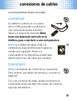 Preview for 59 page of Motorola MOTO W408g (Spanish) Manual