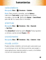 Preview for 65 page of Motorola MOTO W408g (Spanish) Manual