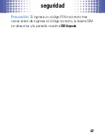 Preview for 69 page of Motorola MOTO W408g (Spanish) Manual