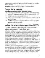 Preview for 73 page of Motorola MOTO W408g (Spanish) Manual