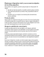 Preview for 80 page of Motorola MOTO W408g (Spanish) Manual