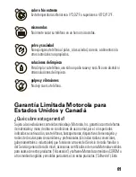 Preview for 83 page of Motorola MOTO W408g (Spanish) Manual