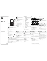 Preview for 1 page of Motorola MOTO WX288 Getting Started Manual