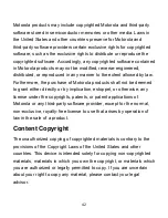 Preview for 42 page of Motorola MOTO WX306 User Manual