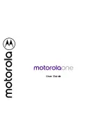 Предварительный просмотр 1 страницы Motorola Moto Z3 Play User Manual