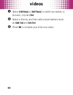 Preview for 42 page of Motorola Moto ZN 300 Getting Started Manual