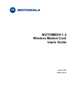 Preview for 1 page of Motorola MOTOMESH 1.2 User Manual