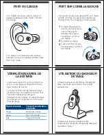 Preview for 6 page of Motorola Motopure H15 - H15 Noise-Canceling Bluetooth Wireless Headset (French) Manual De Démarrage Rapide