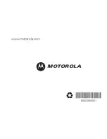 Preview for 94 page of Motorola MOTOPURE H15 Quick Start Manual