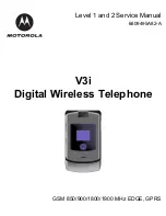 Preview for 1 page of Motorola MOTORAZR V3i Service Manual