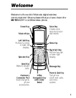 Preview for 3 page of Motorola MOTORAZR V3xx Owner'S Manual