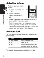 Preview for 16 page of Motorola MOTORAZR V3xx Owner'S Manual