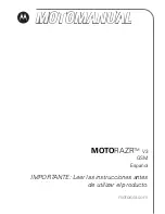 Preview for 121 page of Motorola MOTORAZR V3xx Owner'S Manual