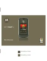 Preview for 101 page of Motorola MOTORAZR V8 User Manual